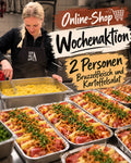 Bruzzelfleisch & Schwäbischer Kartoffelsalat für 2 Personen