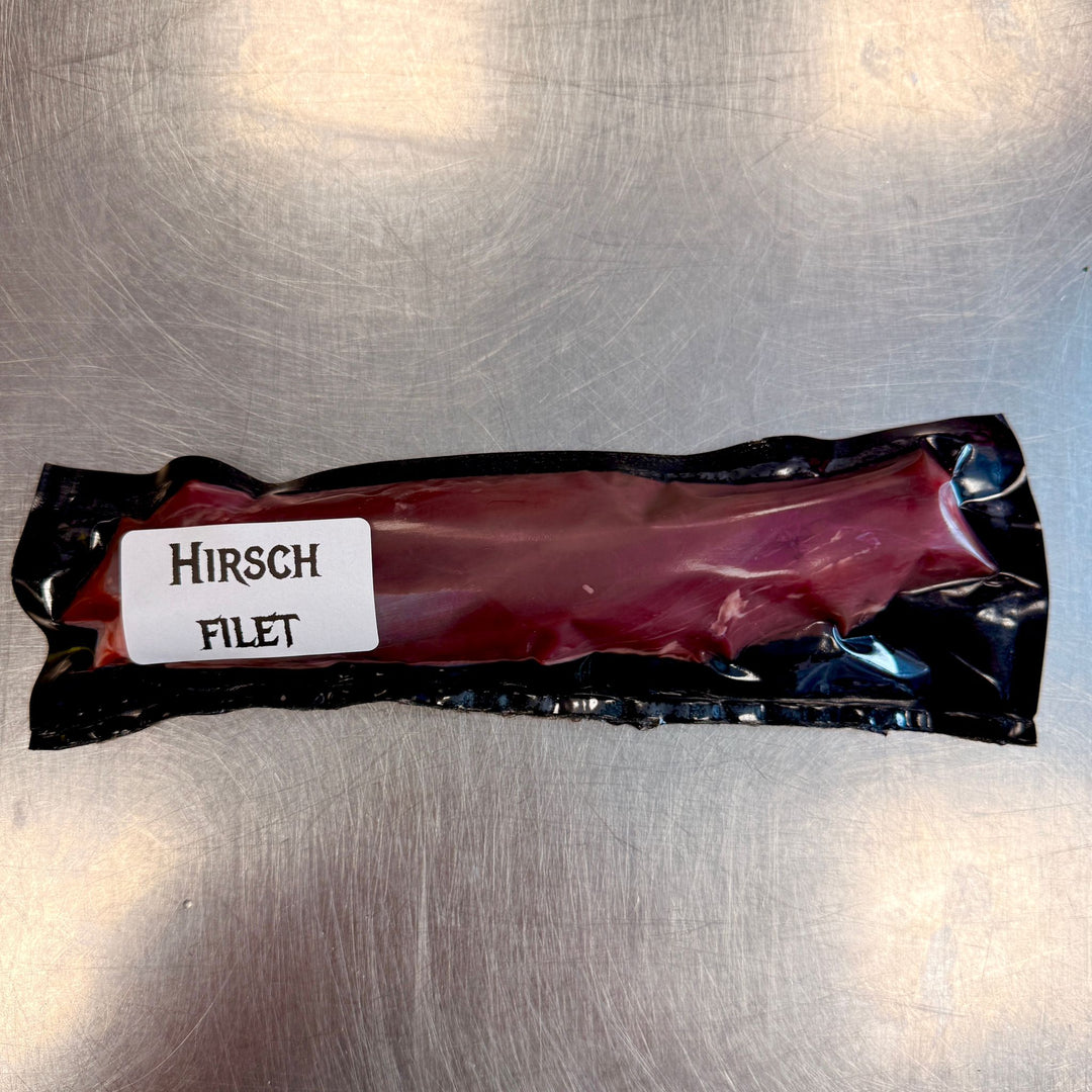 Hirschfilet – Hirsch aus dem Chiemgau, vakuumiert