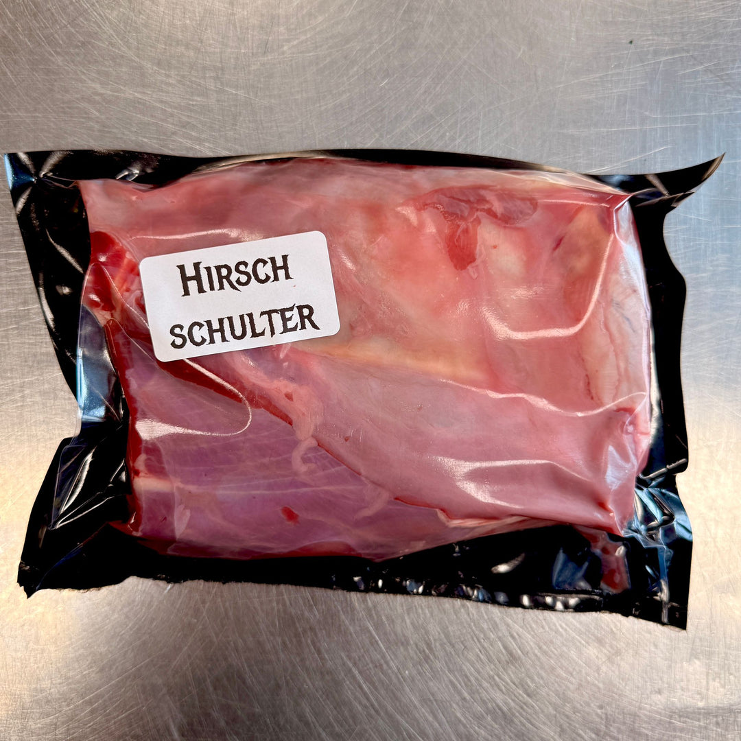 Hirschschulter – Hirsch aus dem Chiemgau, vakuumiert