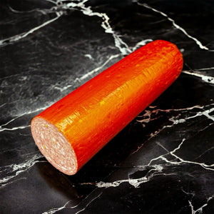 Gerauchte Schinkenwurst, abgebunden