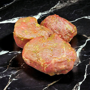 Beef rump herb butter 