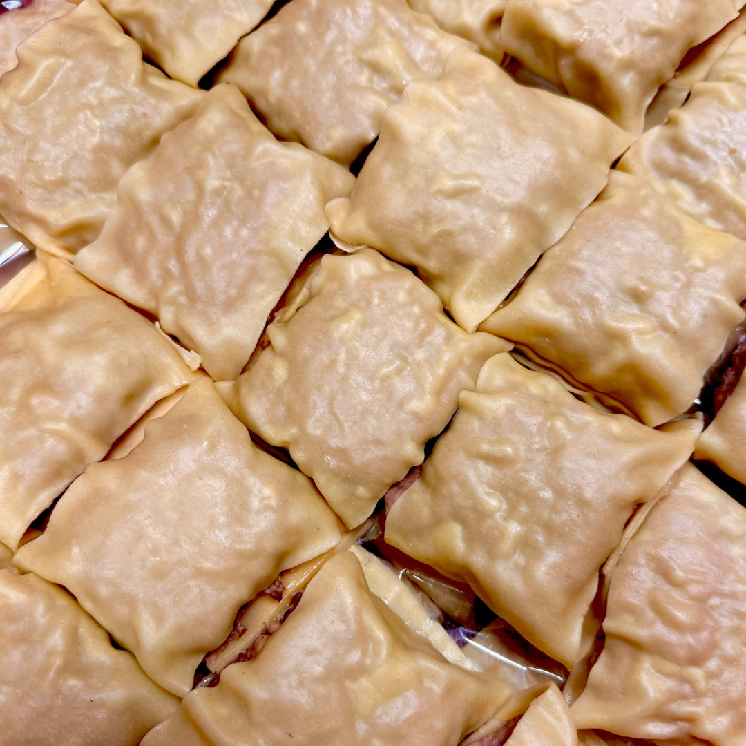 Gaultaschen – Maultaschen mit Pferdefleisch, frisch hergestellt