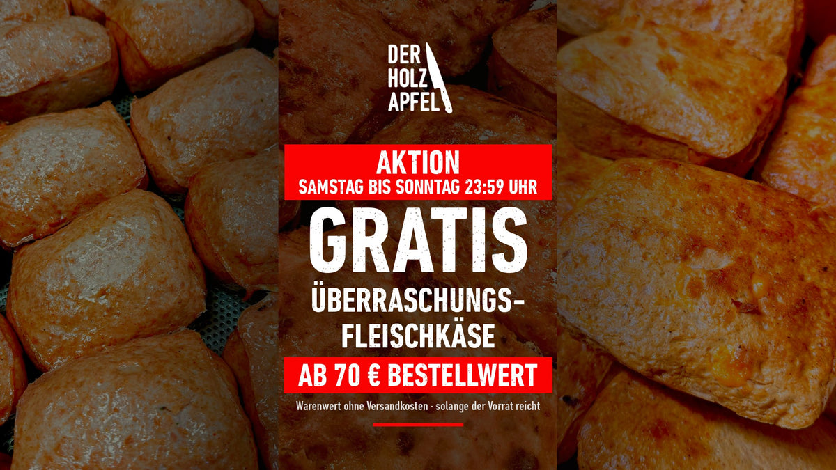 Aktion Samstag bis Sonntag 23:59 Uhr: Gratis Überraschungs-Fleischkäse ab 70 € Bestellwert